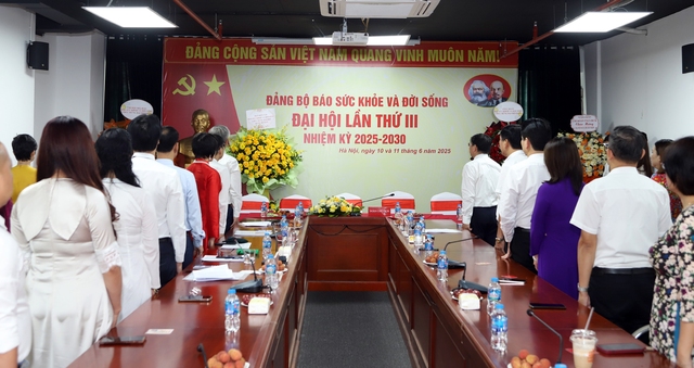 Đại hội Đảng bộ Báo Sức khỏe và Đời sống lần thứ III, nhiệm kỳ 2025-2030 thành công tốt đẹp- Ảnh 1.