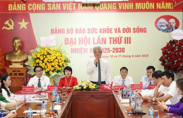 Đại hội Đảng bộ Báo Sức khỏe và Đời sống lần thứ III, nhiệm kỳ 2025-2030 thành công tốt đẹp- Ảnh 6.