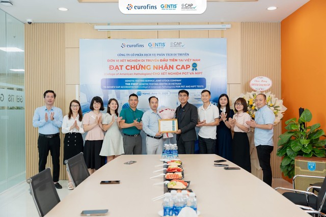 GENTIS - Đơn vị đạt chứng nhận CAP cho xét nghiệm PGT và NIPT- Ảnh 1. GENTIS - Đơn vị đạt chứng nhận CAP cho xét nghiệm PGT và NIPT- Ảnh 1.