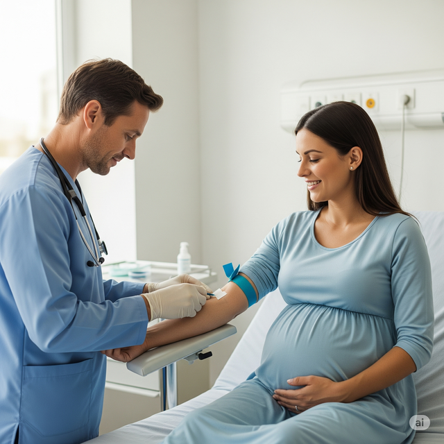 Những xét nghiệm tiền sản trong suốt thai kỳ- Ảnh 1.