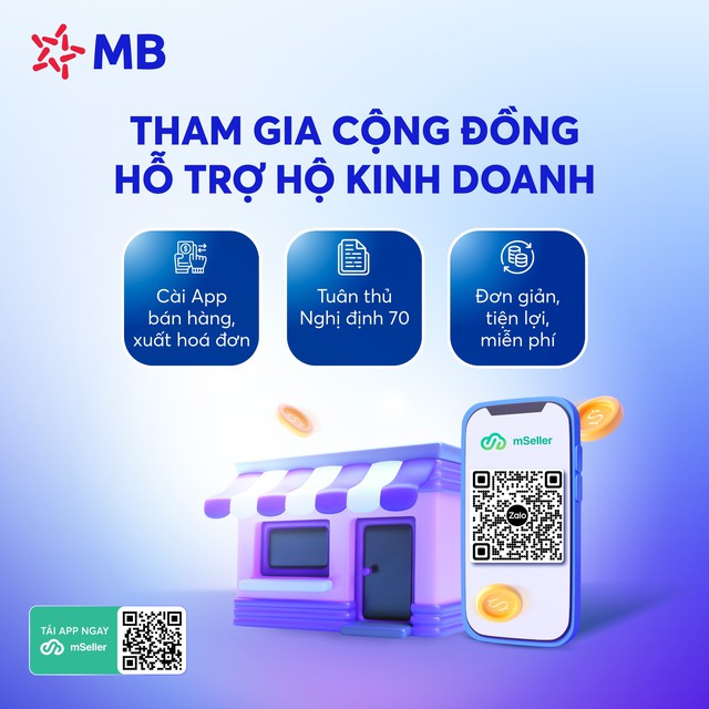 MB tặng miễn phí app quản lý bán hàng, xuất hóa đơn điện tử chỉ cần điện thoại- Ảnh 2. MB tặng miễn phí app quản lý bán hàng, xuất hóa đơn điện tử chỉ cần điện thoại- Ảnh 2.