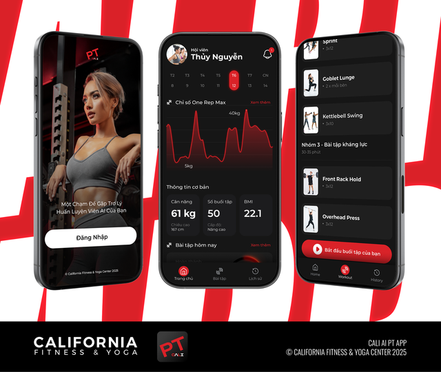 California Fitness ra mắt Cali AI PT - trợ lý trí tuệ nhân tạo hỗ trợ HLV cá nhân tại việt nam- Ảnh 3. California Fitness ra mắt Cali AI PT - trợ lý trí tuệ nhân tạo hỗ trợ HLV cá nhân tại việt nam- Ảnh 3.