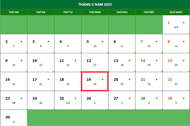 Lịch âm 19/6 - Âm lịch hôm nay 19/6 - Lịch vạn niên ngày 19/6/2025- Ảnh 1. Lịch âm 19/6 - Âm lịch hôm nay 19/6 - Lịch vạn niên ngày 19/6/2025- Ảnh 1.