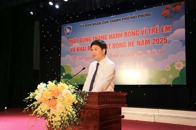 Tháng hành động vì trẻ em: Hải Phòng tạo dựng môi trường sống an toàn, lành mạnh cho trẻ- Ảnh 1. Tháng hành động vì trẻ em: Hải Phòng tạo dựng môi trường sống an toàn, lành mạnh cho trẻ- Ảnh 1.