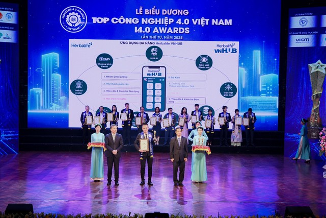 Herbalife Việt Nam đạt giải thưởng “Top Công Nghiệp 4.0” lần thứ 3 với Ứng dụng Herbalife VNHUB- Ảnh 1. Herbalife Việt Nam đạt giải thưởng “Top Công Nghiệp 4.0” lần thứ 3 với Ứng dụng Herbalife VNHUB- Ảnh 1.