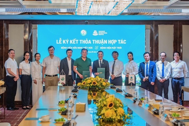 Bệnh viện Hữu nghị Việt Đức và Bệnh viện Mặt Trời ký kết hợp tác chuyên môn: Chung tay nâng cao chất lượng điều trị- Ảnh 3. Bệnh viện Hữu nghị Việt Đức và Bệnh viện Mặt Trời ký kết hợp tác chuyên môn: Chung tay nâng cao chất lượng điều trị- Ảnh 3.