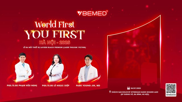 'World First – You First': Lễ ra mắt thiết bị thẩm mỹ da liễu từ BEMED- Ảnh 1. 'World First – You First': Lễ ra mắt thiết bị thẩm mỹ da liễu từ BEMED- Ảnh 1.