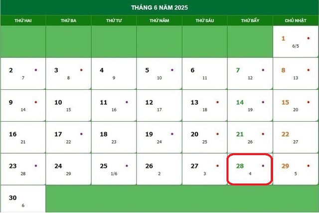 Lịch âm 28/6 - Âm lịch hôm nay 28/6 - Lịch vạn niên ngày 28/6/2025- Ảnh 1. Lịch âm 28/6 - Âm lịch hôm nay 28/6 - Lịch vạn niên ngày 28/6/2025- Ảnh 1.