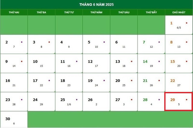 Lịch âm 29/6 - Âm lịch hôm nay 29/6 - Lịch vạn niên ngày 29/6/2025- Ảnh 1. Lịch âm 29/6 - Âm lịch hôm nay 29/6 - Lịch vạn niên ngày 29/6/2025- Ảnh 1.