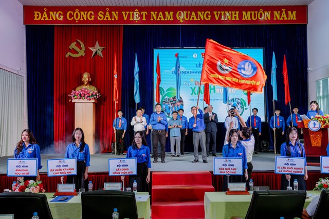Remos phối hợp tổ chức lễ ra quân chiến dịch sinh viên tình nguyện hè 2025 và chương trình 'Flex mùa hè xanh rực rỡ'- Ảnh 1. Remos phối hợp tổ chức lễ ra quân chiến dịch sinh viên tình nguyện hè 2025 và chương trình 'Flex mùa hè xanh rực rỡ'- Ảnh 1.