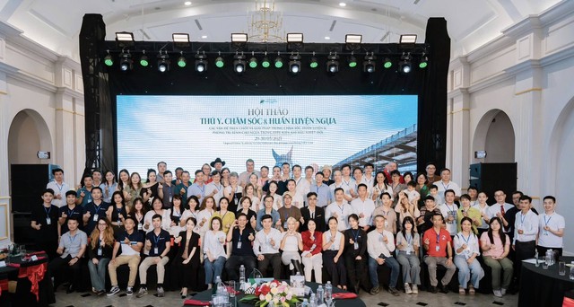 Hơn 100 chuyên gia dự Hội thảo ngành ngựa tại Học viện Cưỡi ngựa Vinpearl Vũ Yên- Ảnh 1. Hơn 100 chuyên gia dự Hội thảo ngành ngựa tại Học viện Cưỡi ngựa Vinpearl Vũ Yên- Ảnh 1.