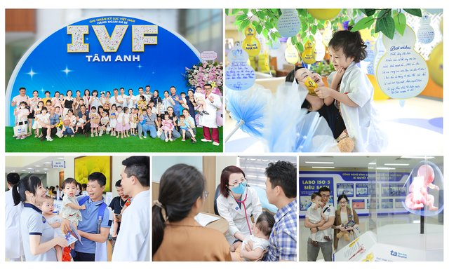 BVĐK Tâm Anh liên tiếp xác lập kỷ lục Ngày hội quy tụ nhiều em bé IUI/IVF nhất Việt Nam- Ảnh 2. BVĐK Tâm Anh liên tiếp xác lập kỷ lục Ngày hội quy tụ nhiều em bé IUI/IVF nhất Việt Nam- Ảnh 2.