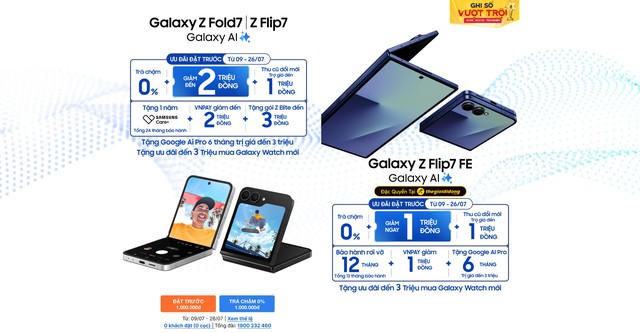 Bộ ba Galaxy Z 2025 chính thức ra mắt: Gập đỉnh cao, ưu đãi hấp dẫn- Ảnh 1.