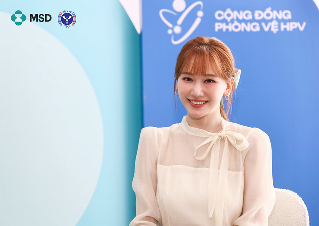 Sau biến cố ung thư, Hari Won tham gia chiến dịch "Vì một Việt Nam không gánh nặng bởi HPV"- Ảnh 1. Sau biến cố ung thư, Hari Won tham gia chiến dịch "Vì một Việt Nam không gánh nặng bởi HPV"- Ảnh 1.