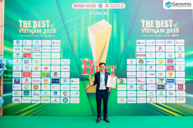 Xét nghiệm Genomis được vinh danh tại Lễ trao giải The best of Vietnam 2025- Ảnh 2.