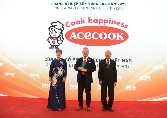 Acecook Việt Nam được vinh danh Top 50 doanh nghiệp phát triển bền vững tiêu biểu 2025- Ảnh 2.