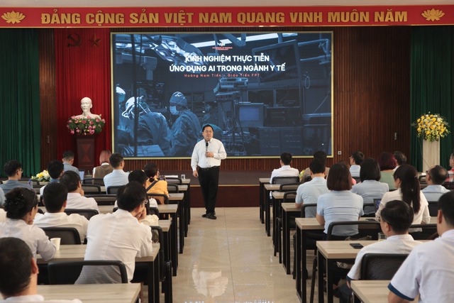 Đưa trí tuệ nhân tạo (AI) vào công tác khám chữa bệnh tại Bệnh viện E, mang lại nhiều lợi ích cho người bệnh- Ảnh 2.