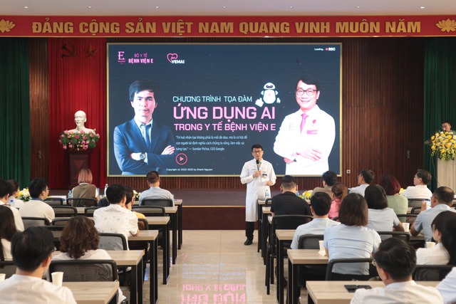 Đưa trí tuệ nhân tạo (AI) vào công tác khám chữa bệnh tại Bệnh viện E, mang lại nhiều lợi ích cho người bệnh- Ảnh 3.