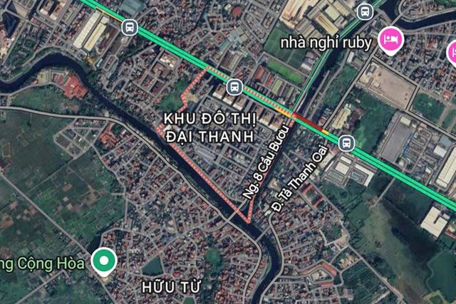 Hà Nội kiểm tra vi phạm xây dựng tại KĐT Đại Thanh- Ảnh 1. Hà Nội kiểm tra vi phạm xây dựng tại KĐT Đại Thanh- Ảnh 1.