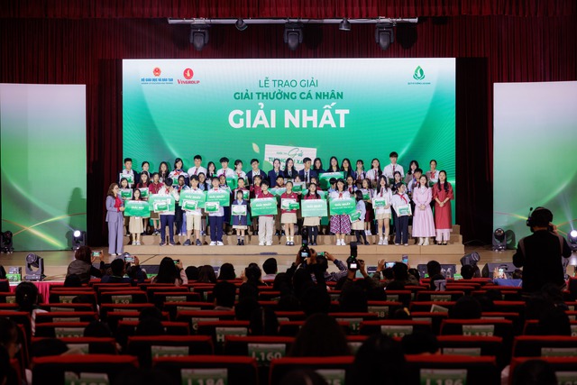 'Gửi tương lai Xanh 2050' trở lại: Sân chơi triệu ý tưởng xanh của thế hệ trẻ- Ảnh 1. 'Gửi tương lai Xanh 2050' trở lại: Sân chơi triệu ý tưởng xanh của thế hệ trẻ- Ảnh 1.