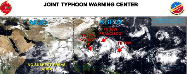 Bất thường: Cùng lúc xuất hiện 3 cơn bão trên biển- Ảnh 2. Bất thường: Cùng lúc xuất hiện 3 cơn bão trên biển- Ảnh 2.