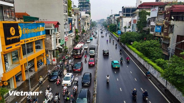 Bốn vị trí bãi xe, trạm sạc đầu tiên dọc Vành đai 1 khi Hà Nội cấm xe máy xăng- Ảnh 1. Bốn vị trí bãi xe, trạm sạc đầu tiên dọc Vành đai 1 khi Hà Nội cấm xe máy xăng- Ảnh 1.
