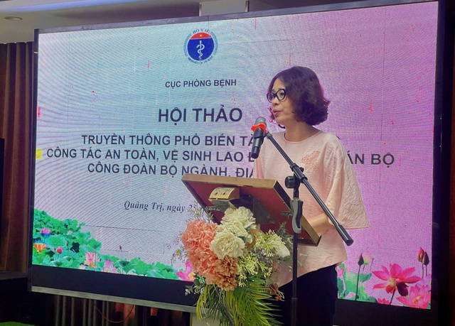 Phổ biến công tác an toàn, vệ sinh lao động cho cán bộ công đoàn Y tế bộ ngành, địa phương- Ảnh 2.