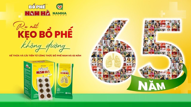 Bổ Phế Nam Hà ra mắt Kẹo Bổ Phế không đường - Bước tiến mới từ thương hiệu 65 năm- Ảnh 1. Bổ Phế Nam Hà ra mắt Kẹo Bổ Phế không đường - Bước tiến mới từ thương hiệu 65 năm- Ảnh 1.