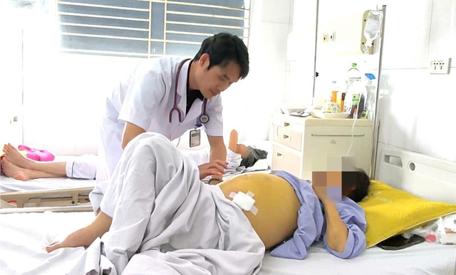 Da vàng như nghệ, mắc xơ gan vì tự ý bỏ thuốc điều trị viêm gan B - Ảnh 3.