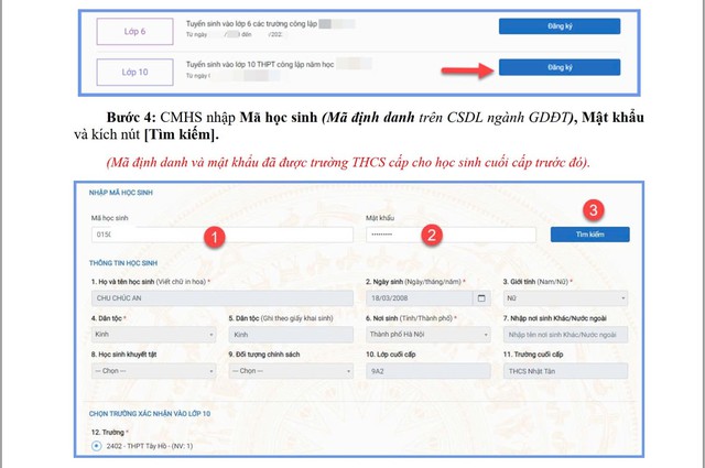 Hôm nay, thí sinh lớp 10 bắt đầu xác nhận nhập học trực tuyến và trực tiếp- Ảnh 2. Hôm nay, thí sinh lớp 10 bắt đầu xác nhận nhập học trực tuyến và trực tiếp- Ảnh 2.