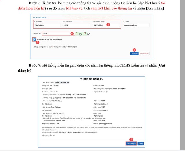 Hôm nay, thí sinh lớp 10 bắt đầu xác nhận nhập học trực tuyến và trực tiếp- Ảnh 4. Hôm nay, thí sinh lớp 10 bắt đầu xác nhận nhập học trực tuyến và trực tiếp- Ảnh 4.