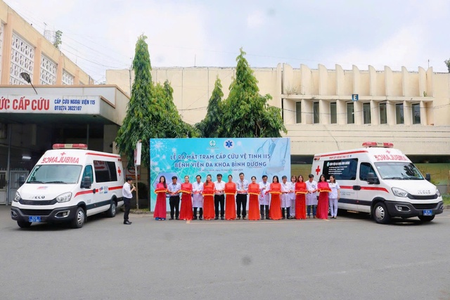 TPHCM ra mắt 2 trạm cấp cứu vệ tinh 115 tại Bình Dương, tăng khả năng tiếp cận y tế khẩn cấp- Ảnh 1.