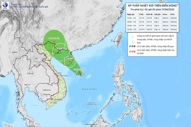Biển Đông hứng áp thấp nhiệt đới, Bộ Nông nghiệp và Môi trường ra công điện ứng phó- Ảnh 2.