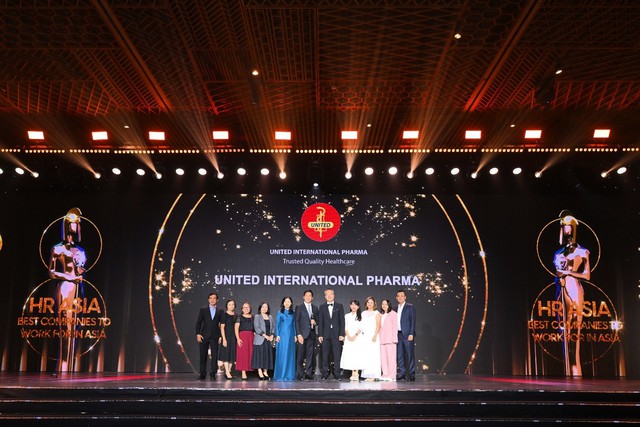 United International Pharma (UIP) 5 năm liên tiếp đạt Giải thưởng 'Nơi làm việc tốt nhất Châu Á'- Ảnh 1. United International Pharma (UIP) 5 năm liên tiếp đạt Giải thưởng 'Nơi làm việc tốt nhất Châu Á'- Ảnh 1.