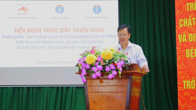 Tỉnh Vĩnh Long cùng Ajinomoto Việt Nam thúc đẩy chăm sóc dinh dưỡng cho mẹ và bé- Ảnh 2.