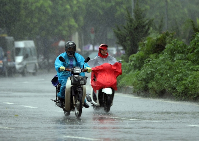 Diễn biến mưa dông những ngày tới ở Bắc Bộ và Thanh Hóa- Ảnh 2.