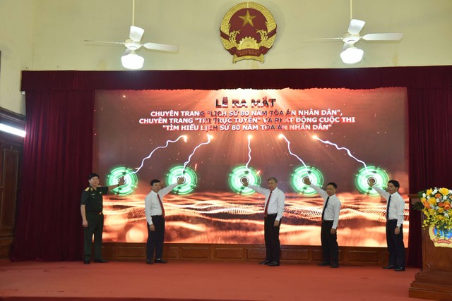 Phát động Cuộc thi "Tìm hiểu lịch sử 80 năm Tòa án nhân dân"- Ảnh 2.