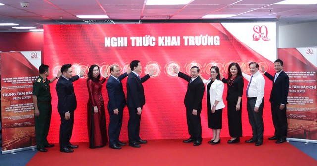 Khai trương Trung tâm Báo chí Triển lãm thành tựu đất nước '80 năm Hành trình Độc lập - Tự do - Hạnh phúc'- Ảnh 1. Khai trương Trung tâm Báo chí Triển lãm thành tựu đất nước '80 năm Hành trình Độc lập - Tự do - Hạnh phúc'- Ảnh 1.
