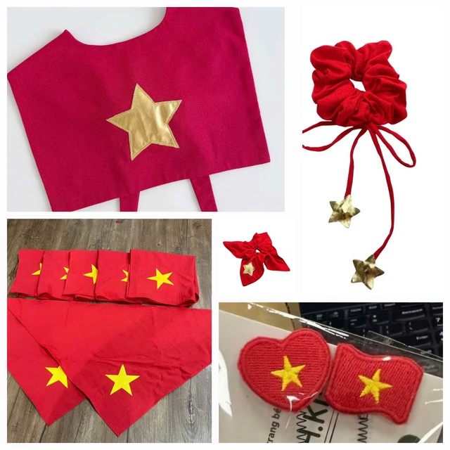 Trang phục yêu nước 'lên ngôi' dịp Lễ Quốc khánh 2/9- Ảnh 2. Trang phục yêu nước 'lên ngôi' dịp Lễ Quốc khánh 2/9- Ảnh 2.