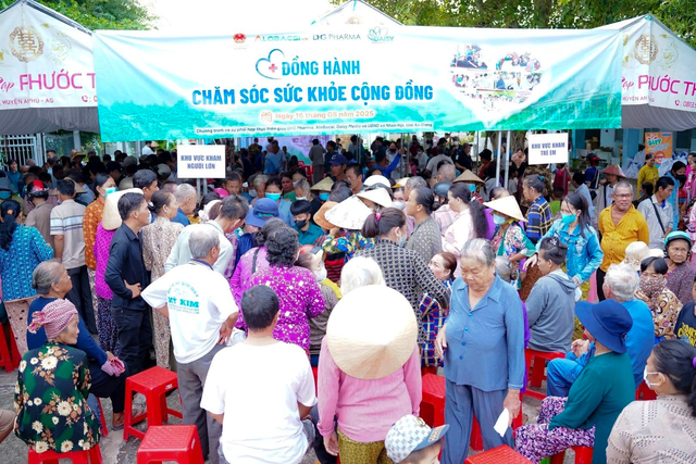DHG Pharma về An Giang: Hơn 1.200 ca khám, thắp sáng sức khỏe biên cương- Ảnh 1.