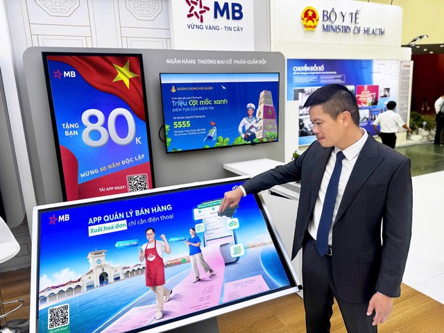 MB tham gia Triển lãm Thành tựu đất nước A80 – Khẳng định mục tiêu đồng hành phát triển cùng quốc gia- Ảnh 2. MB tham gia Triển lãm Thành tựu đất nước A80 – Khẳng định mục tiêu đồng hành phát triển cùng quốc gia- Ảnh 2.