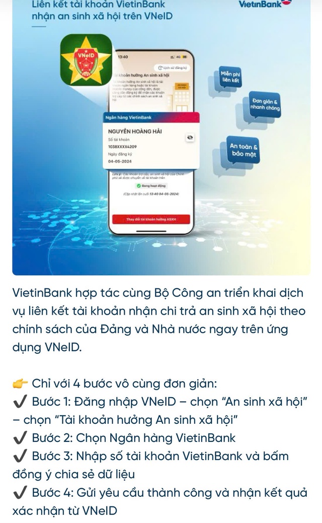 Chưa có tài khoản ngân hàng, người dân cần làm gì để nhận quà 100.000 đồng ngày Quốc khánh 2/9?- Ảnh 4. Chưa có tài khoản ngân hàng, người dân cần làm gì để nhận quà 100.000 đồng ngày Quốc khánh 2/9?- Ảnh 4.