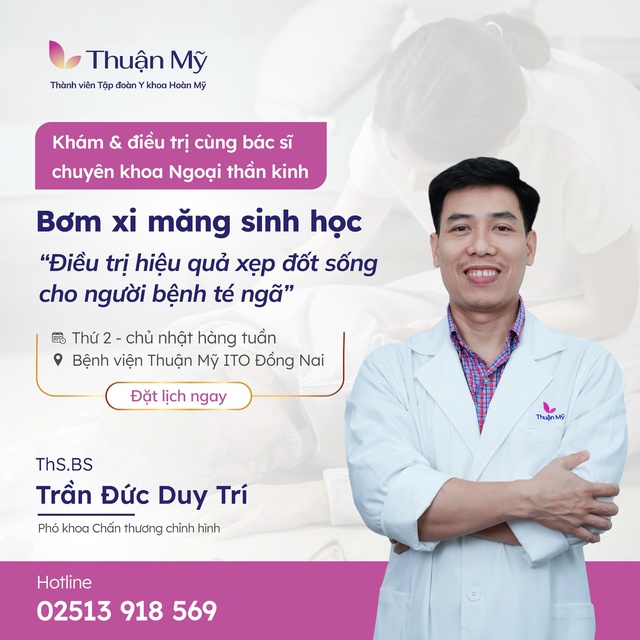 Bơm xi măng sinh học điều trị xẹp đốt sống thành công cho người bệnh té ngã- Ảnh 1.