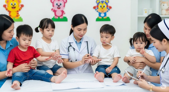 Virus EV71 gây bệnh tay chân miệng khiến trẻ nhập viện ồ ạt, cha mẹ cần làm gì?- Ảnh 1. Virus EV71 gây bệnh tay chân miệng khiến trẻ nhập viện ồ ạt, cha mẹ cần làm gì?- Ảnh 1.