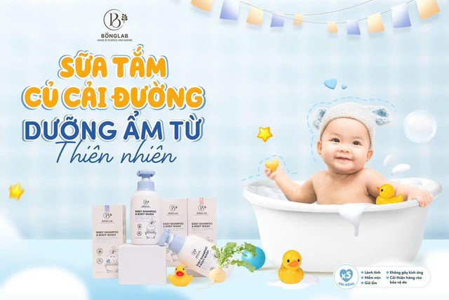 Sữa tắm chiết xuất củ cải đường – Lựa chọn dịu lành cho làn da non nớt- Ảnh 1.