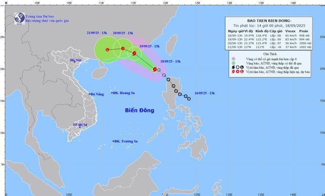 Áp thấp nhiệt đới mạnh lên thành bão số 8 trên Biển Đông- Ảnh 2.