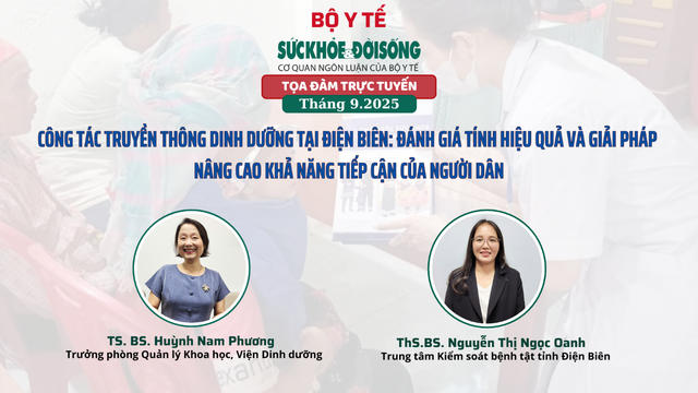 Tọa đàm trực tuyến 'Công tác truyền thông dinh dưỡng tại Điện Biên: đánh giá tính hiệu quả và giải pháp nâng cao khả năng tiếp cận của người dân'- Ảnh 1. Tọa đàm trực tuyến 'Công tác truyền thông dinh dưỡng tại Điện Biên: đánh giá tính hiệu quả và giải pháp nâng cao khả năng tiếp cận của người dân'- Ảnh 1.