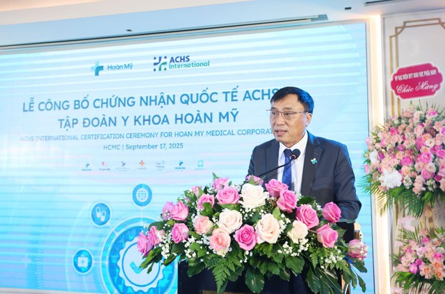 18 bệnh viện, phòng khám thuộc Tập đoàn y khoa Hoàn Mỹ đạt chứng nhận quốc tế ACHSI- Ảnh 2.