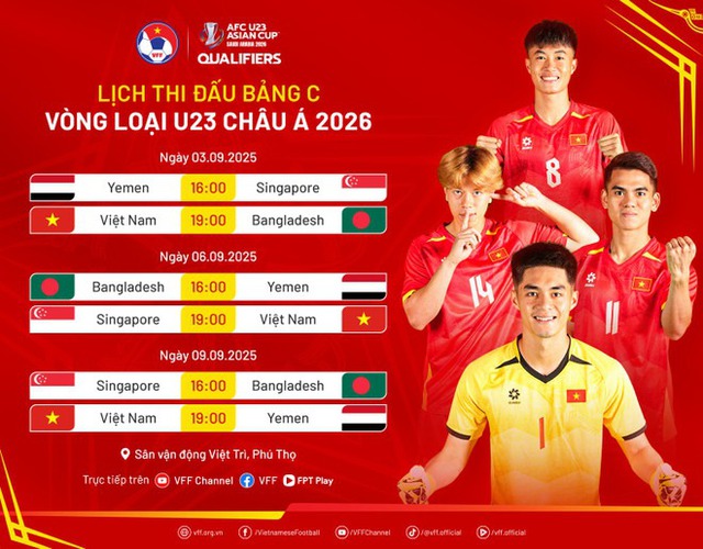 Lịch thi đấu bóng đá hôm nay ngày 3/9: U23 Việt Nam đấu Bangladesh- Ảnh 2. Lịch thi đấu bóng đá hôm nay ngày 3/9: U23 Việt Nam đấu Bangladesh- Ảnh 2.