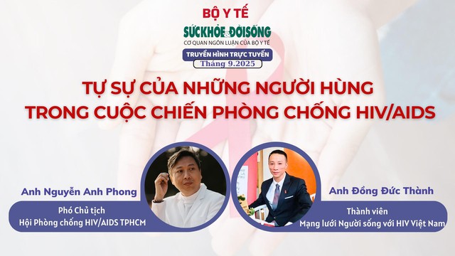 Truyền hình trực tuyến: Tự sự của những người hùng trong cuộc chiến phòng chống HIV/AIDS- Ảnh 1. Truyền hình trực tuyến: Tự sự của những người hùng trong cuộc chiến phòng chống HIV/AIDS- Ảnh 1.